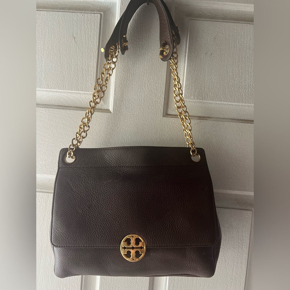Brown Tory Burch shoulder bag